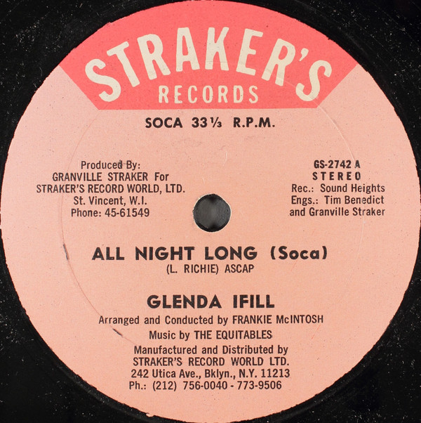 last ned album Glenda Ifill - All Night Long