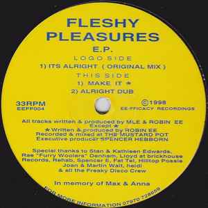 MLE (3) - Fleshy Pleasures E.P. album cover