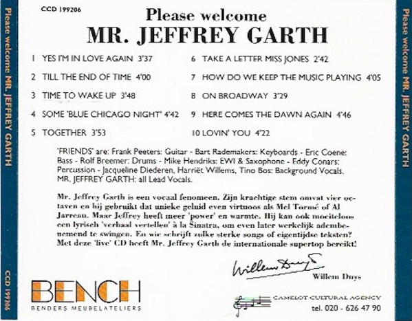 télécharger l'album Mr Jeffrey Garth - Please Welcome