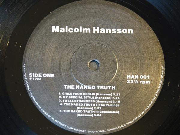 lataa albumi Malcolm Hansson - The Naked Truth