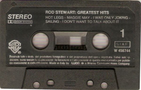 Rod Stewart – Greatest Hits (1979, Cassette) - Discogs