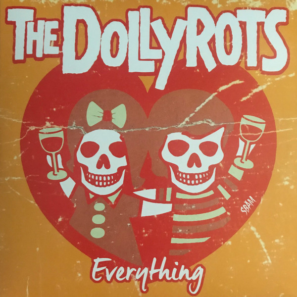 The Dollyrots Everything 2019 Teal With Orange Splatter Vinyl