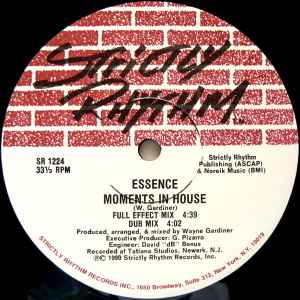 Essence - Moments In House album cover