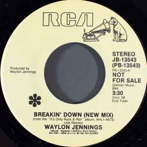 Waylon Jennings - Breakin' Down (New Mix) album cover