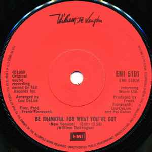 William DeVaughn – Be Thankful For What You've Got (1980, Solid