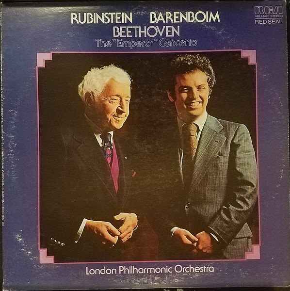 Rubinstein, Barenboim, Beethoven, The London Philharmonic