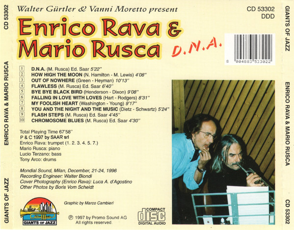 télécharger l'album Enrico Rava & Mario Rusca - Walter Gürtler Vanni Moretto Present Enrico Rava Mario Rusca