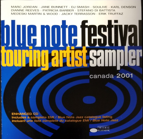 télécharger l'album Various - Blue Note Festival Touring Artist Sampler Canada 2001