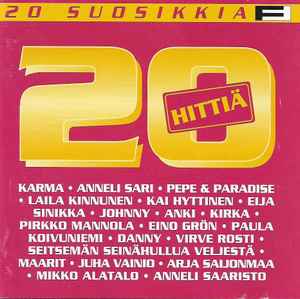 Pochette de l'album Various - 20 Hittiä