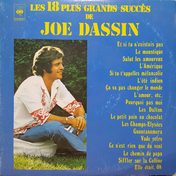Joe Dassin – Les 18 Plus Grands Succès De Joe Dassin (1976, Vinyl ...