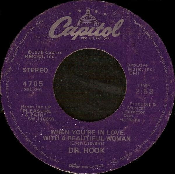 Dr. Hook – When You're In Love With A Beautiful Woman (1979, Vinyl