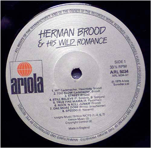 télécharger l'album Herman Brood & His Wild Romance - Herman Brood His Wild Romance