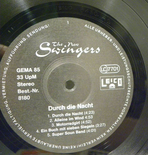 descargar álbum Rippers The New Swingers - Jetzt Oder Nie Durch Die Nacht