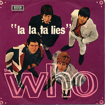 送料無料産直 ７インチ☆WHO☆LA-LA-LA-LIES UK BRUNSWICK オリジナ