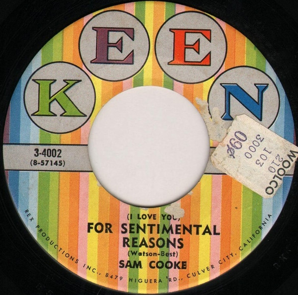 Sam Cooke - For Sentimental Reasons / Desire Me | Releases | Discogs