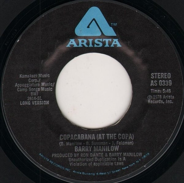 Barry Manilow-Copacabana (At The Copa)