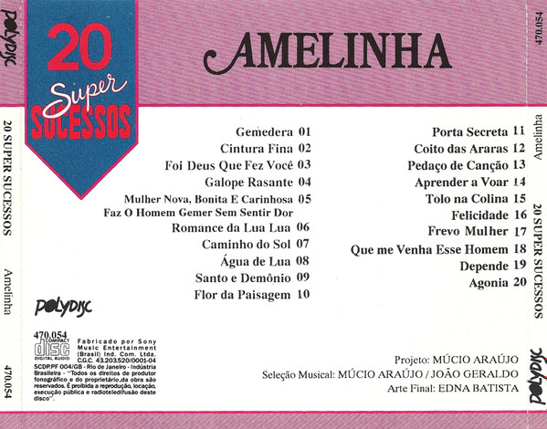 lataa albumi Download Amelinha - 20 Super Sucessos album