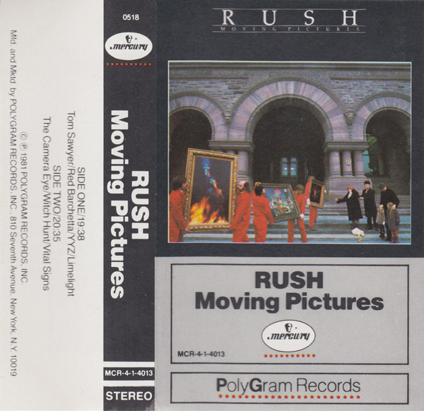 Buy Rush CD Moving Pictures Geddy Lee Neil Peart Alex Lifeson Limelight Red  Barchetta YYZ Tom Sawyer Online in India 