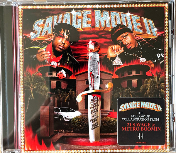 21 Savage & Metro Boomin Savage Mode II LP Limited Edition Translucent Red  Vinyl