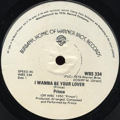 Prince - I Wanna Be Your Lover | Releases | Discogs