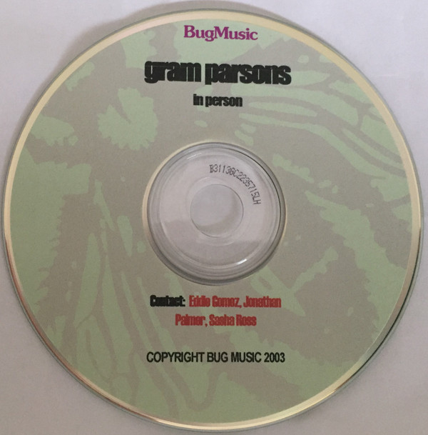 descargar álbum Various - Gram Parsons In Person