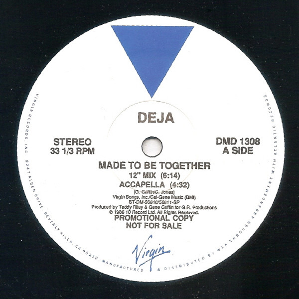 Disco & Soul 7inch】Deja / Made To Be Together - レコード