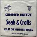 Cover of Summer Breeze / East Of Ginger Trees, 1973, Vinyl