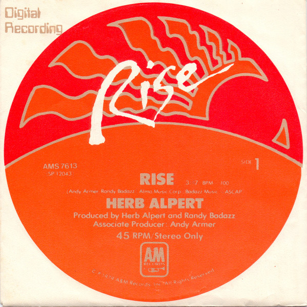 Herb Alpert - Rise | Releases | Discogs