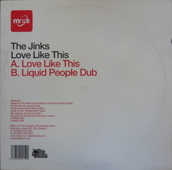 télécharger l'album The Jinks - Love Like This