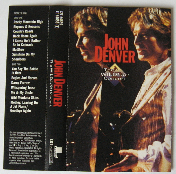 John Denver – The Wildlife Concert (1995, DOLBY, Cassette) - Discogs