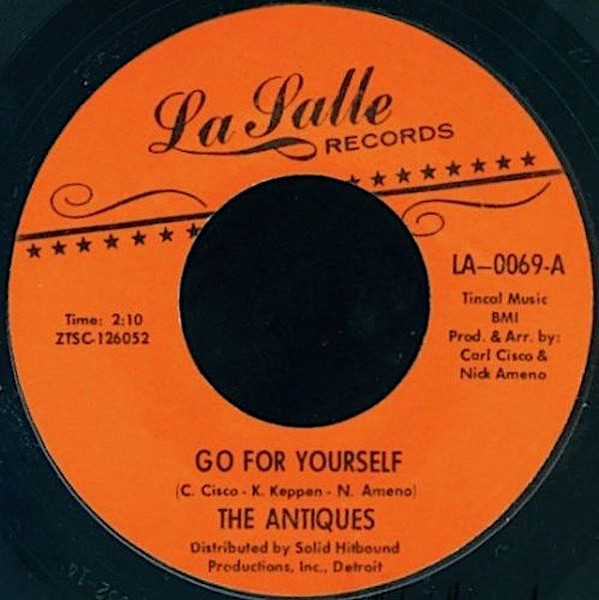 The Antiques – Go For Yourself (1967, Vinyl) - Discogs