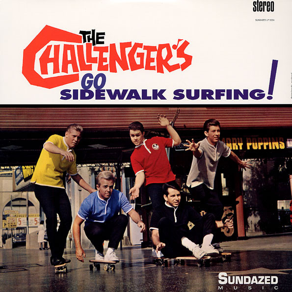 The Challengers – Go Sidewalk Surfing! (2010, Red/Yellow , Vinyl