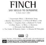Cover of Say Hello To Sunshine, 2005, CDr