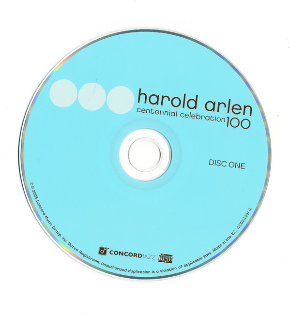last ned album Various - Harold Arlen Centennial Celebration 100