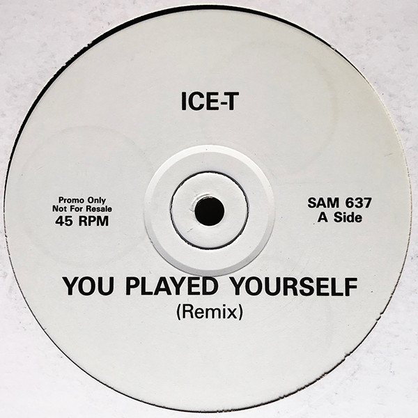 ICE-T CD SINGLE YOU PLAYED YOURSELF
