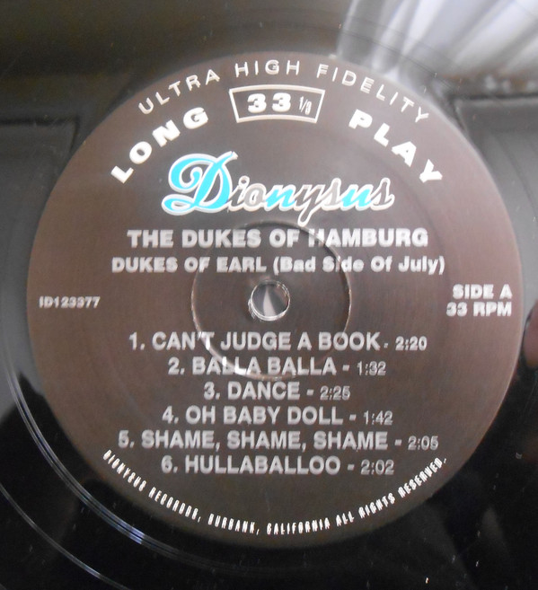 lataa albumi The Dukes Of Hamburg - III Bad Side Of July