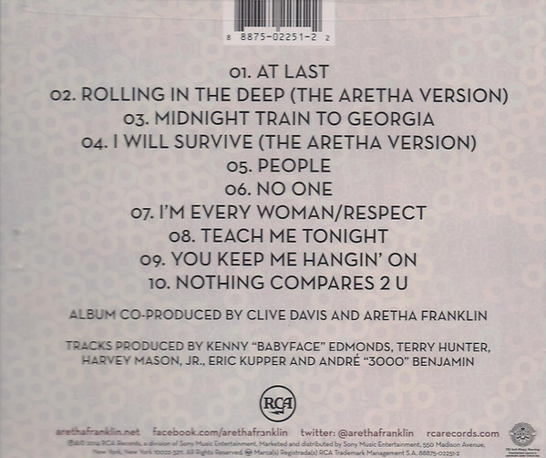 télécharger l'album Aretha Franklin - Sings The Great Diva Classics