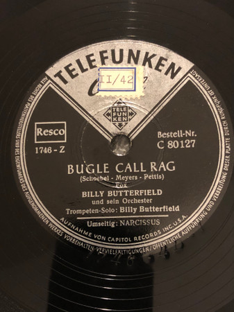 lataa albumi Billy Butterfield And His Orchestra - Bugle Call Rag Narcissus