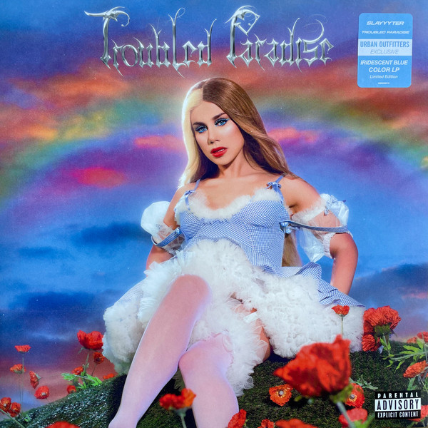 Slayyyter – Troubled Paradise (2022, Blue Iridescent, Vinyl) - Discogs