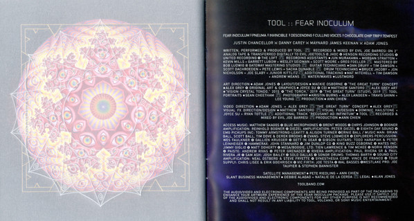 Tool – Fear Inoculum (2019, Variant 1, CD) - Discogs