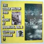 The Cedar Walton Trio – A Night At Boomers, Vol. 1 (1983, Vinyl 