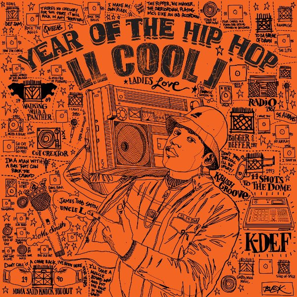 K-Def Featuring LL Cool J – Year Of The Hip Hop (2011, Orange 