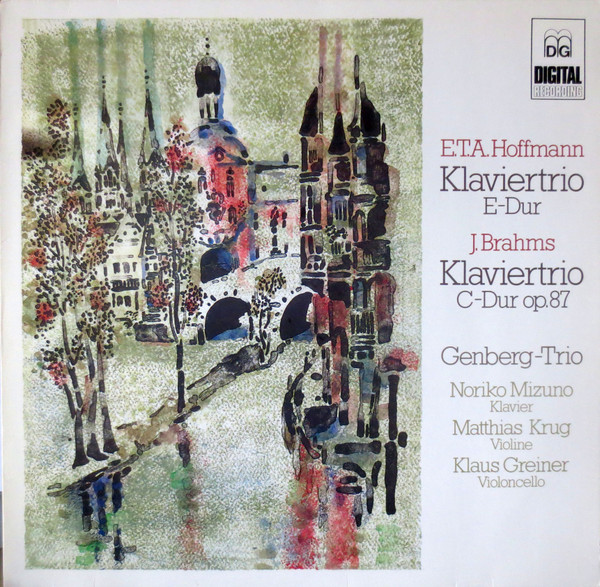 last ned album ETA Hoffmann, GenbergTrio, Johannes Brahms - Klaviertrio E Dur Klaviertrio C Dur Op 87