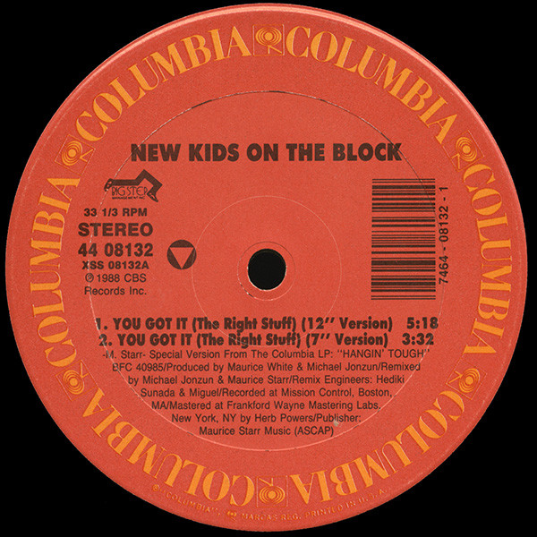 New Kids On The Block – You Got It (The Right Stuff) (1988, Vinyl