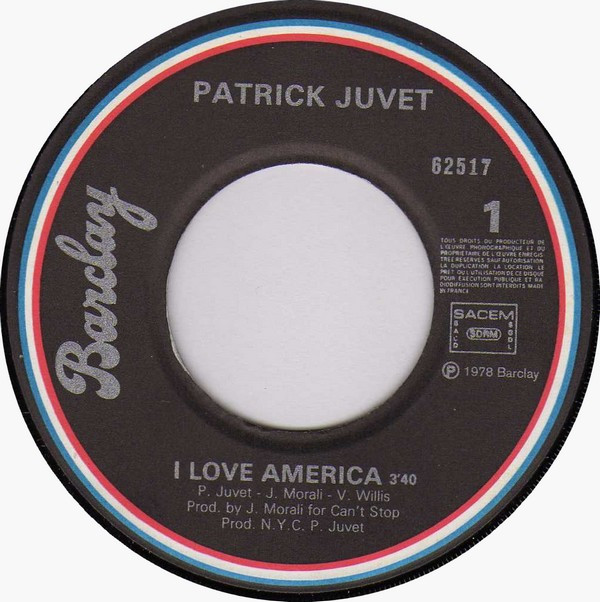 télécharger l'album Patrick Juvet - I Love America