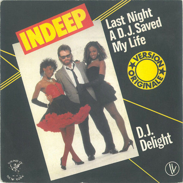 Indeep – Last Night A D.J. Saved My Life (Version Originale) (1982, Vinyl)  - Discogs