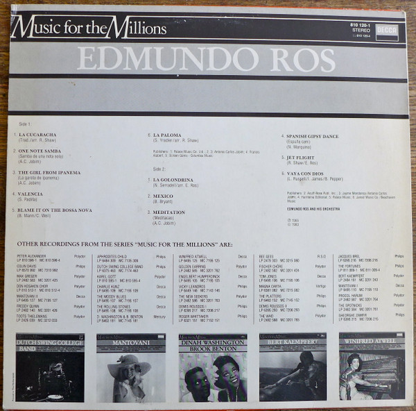 télécharger l'album Edmundo Ros & His Orchestra - Edmundo Ros His Orchestra