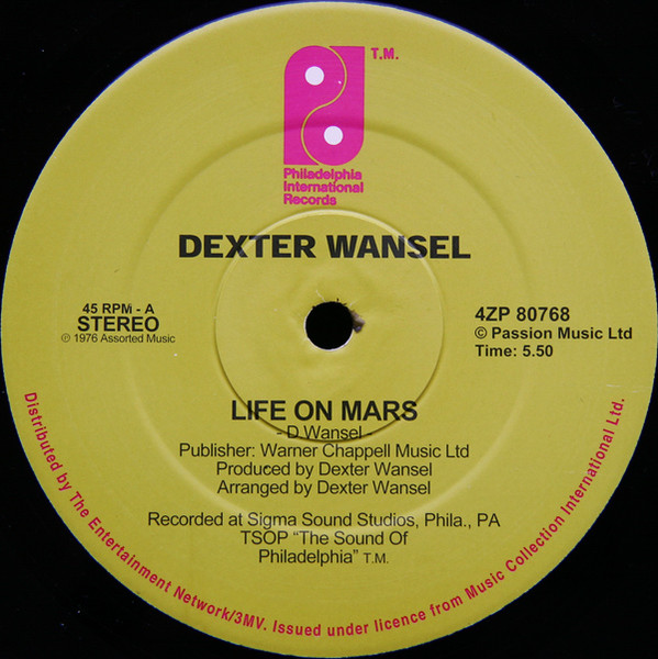 Dexter Wansel – Life On Mars / The Sweetest Pain (2003, Vinyl 