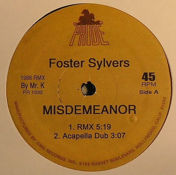 Foster Sylvers – Misdemeanor (2007, Vinyl) - Discogs