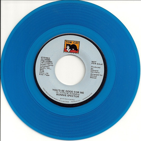 Ronnie Spector – You'd Be Good For Me (1975, Blue Translucent, Vinyl ...